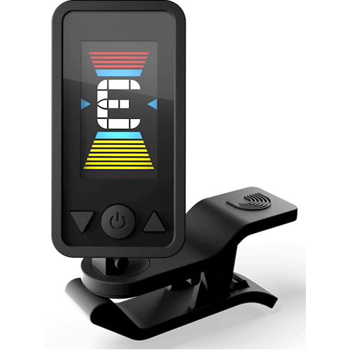 D'Addario Equinox USB Rechargeable Clip On Headstock Tuner - Black