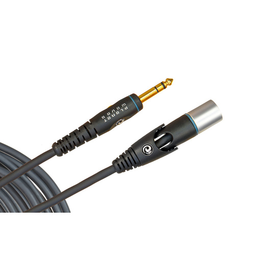 D'Addario Custom Series Microphone Cable, XLR Male to 1/4 Inch, 5 feet