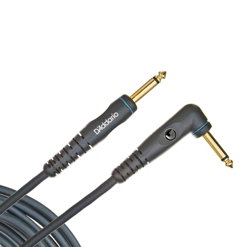 D'addario Planet Waves Custom Series Instrument Cable, 20 feet Right angle-stra