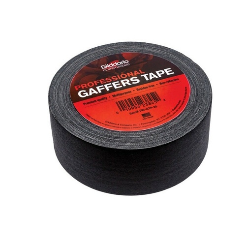 D'Addario Planet Waves Professional Gaffers Tape (2" x 25 yd, Black)
