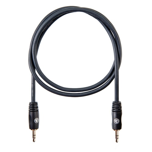 D'Addario 1/8 Inch to 1/8 Inch Stereo Cable, 3 feet