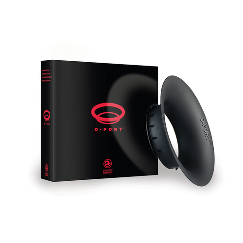 D'Addario O-Port Sound Enhancement for Acoustic Guitar, Large, Black
