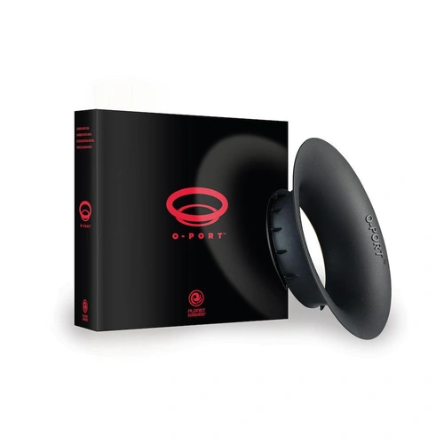 D'Addario O-Port Sound Enhancement for Acoustic Guitar, Large, Black