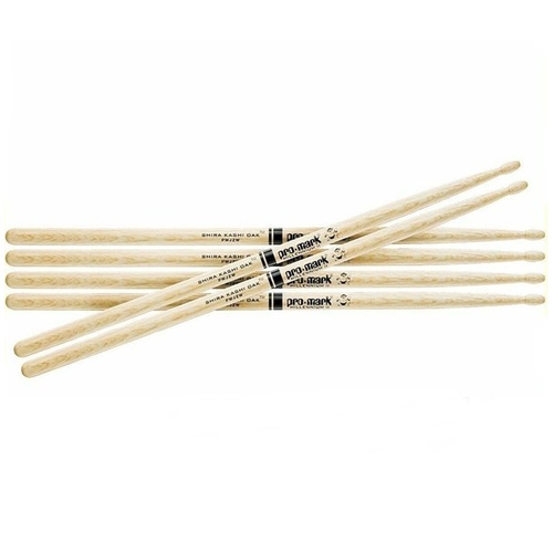 Promark Japanese Shira Kashi White Oak 5A Wood tip , PW5AW  3 Pairs 