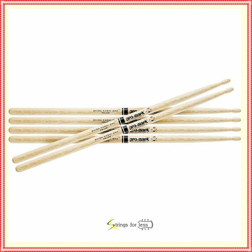 3 x Promark PW7AW Japanese Shira Kashi White Oak 7A Wood 3  Pairs
