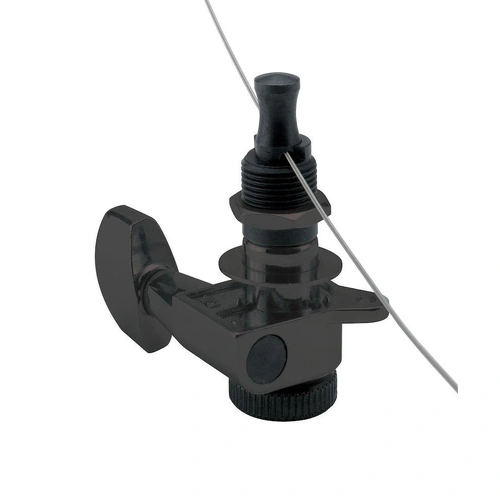 D'Addario Auto-Trim Tuning Machines, 6 In-Line setup, Black