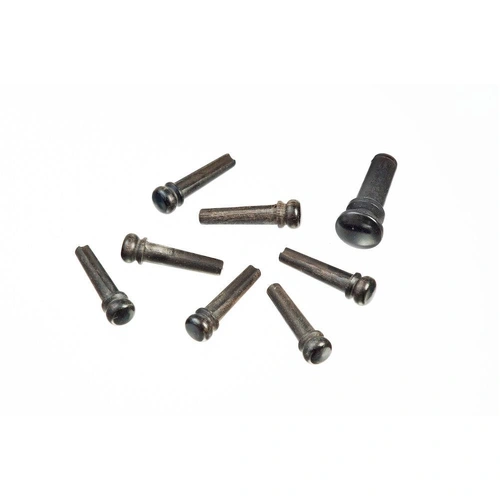 D'Addario Ebony Bridge Pins with End Pin Set, Ebony