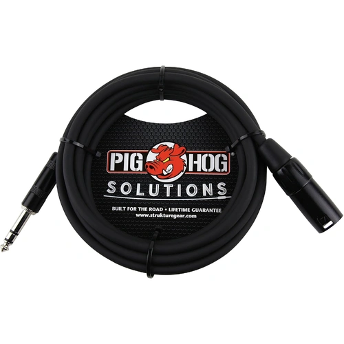 Pig Hog 8mm High Performance Microphone Cable, 10ft XLR to XLR