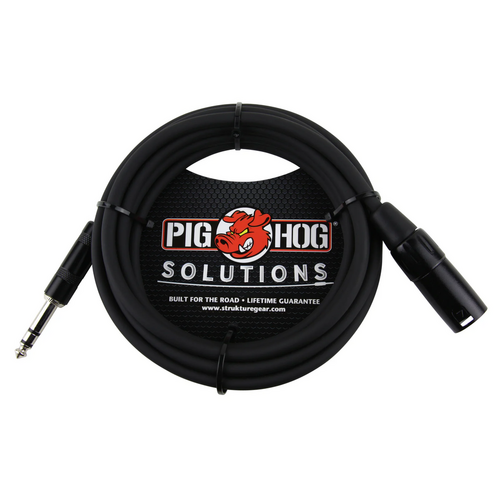 Pig Hog 10ft TRS(M)-XLR(M) Balanced Cable