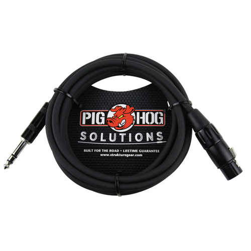 Pig Hog 20ft TRS (M) - XLR (F) Balanced Cable