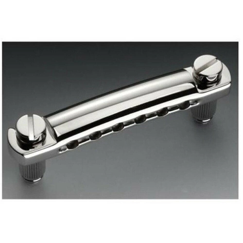 SCHALLER Guitar Stop Tailpiece  Nickel  49060 - 12050100 Made in Germany