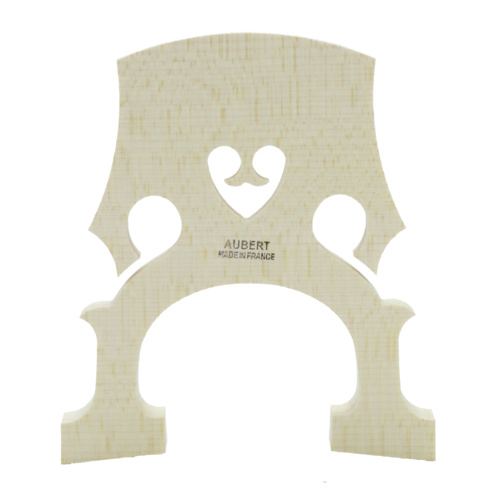 Aubert 4/4 Cello Bridge Blank Low Heart - 14NT Made in France 
