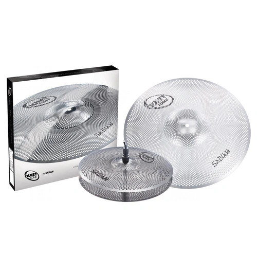 Sabian Quiet Tone Practice Cymbals Set - 13/18 inch 2-piece Low-volume 