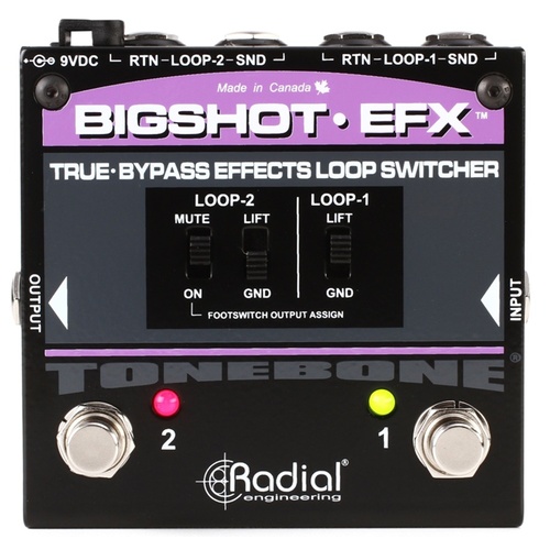 Radial BigShot EFX Effects Loop Switcher Guitar effects Pedal