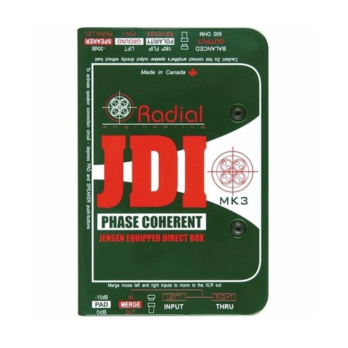 Radial JDI - Jensen Equipped 1-channel Passive Instrument Direct Box