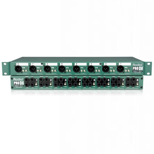 Radial ProD8 8-channel Passive Instrument Direct Box with custom Transformers