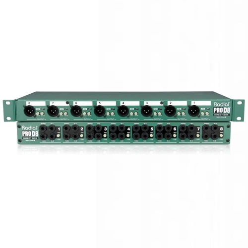 Radial ProD8 8-channel Passive Instrument Direct Box with custom Transformers