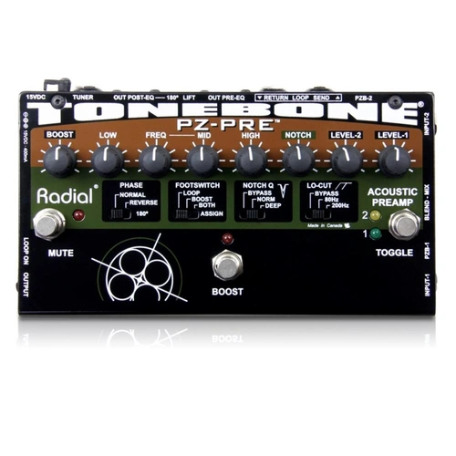 Radial Tonebone PZ-Pre 2-channel Acoustic Instrument Preamp