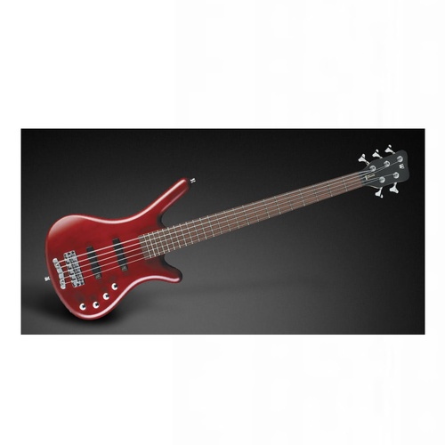 Warwick RockBass Corvette Basic, 5-String Bass - Burgundy Red Transparent Satin