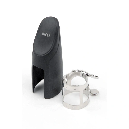Rico Ligature & Cap, Bb Clarinet, Nickel