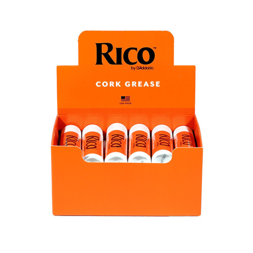 Rico Premium Woodwind Cork Grease Pack of 12 for clarinet Saxophone Oboe Bassoon