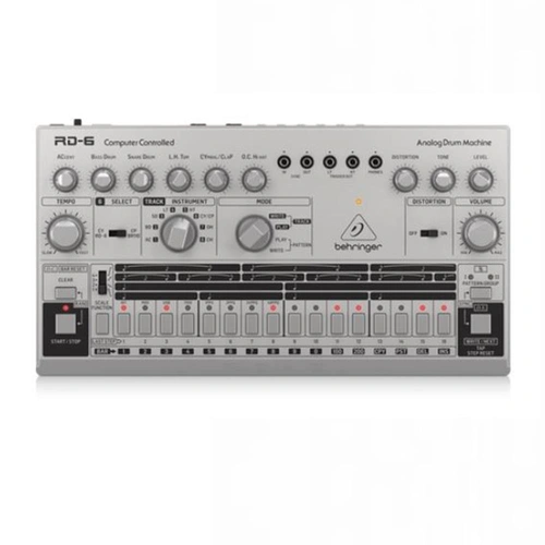 Behringer RD-6-SR Analog Drum Machine - Silver