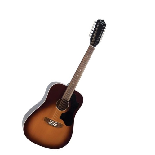 Recording King Dirty 30s Series 9 12-String Dreadnought Acoustic Tobacco Sunburst