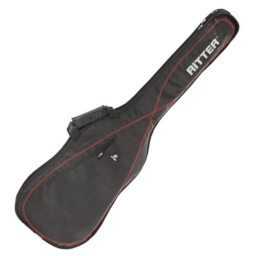 Ritter RGP2-BBRD  Black / Red Bass Guitar Gig Bag