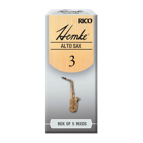 Frederick L. Hemke Alto Saxophone Reeds, Strength 3.0, 5 Pack