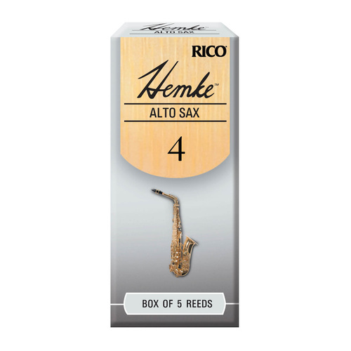 Frederick L. Hemke Alto Saxophone Reeds, Strength 4.0, 5 Pack
