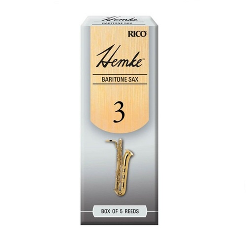Ddaddario Woodwinds Hemke Baritone Saxophone Reeds Strength 3 Box of 5 Reeds