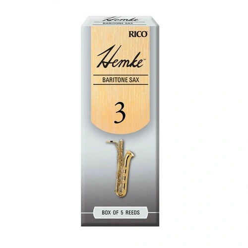 Ddaddario Woodwinds Hemke Baritone Saxophone Reeds Strength 3 Box of 5 Reeds