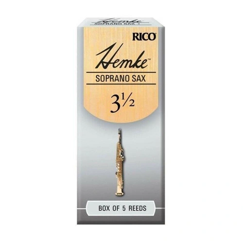 Frederick L. Hemke Soprano Saxophone Reeds, Strength 3.5, 5-pack 