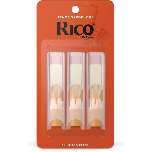 Rico Tenor Sax  3 x Reeds Strength 2.5 ( 2 1/2  ) 3-pack RKA0325 Saxophone Reeds