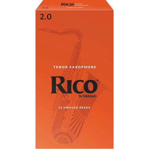Rico by D'Addario Tenor Sax Reeds, Strength 2, 25-pack
