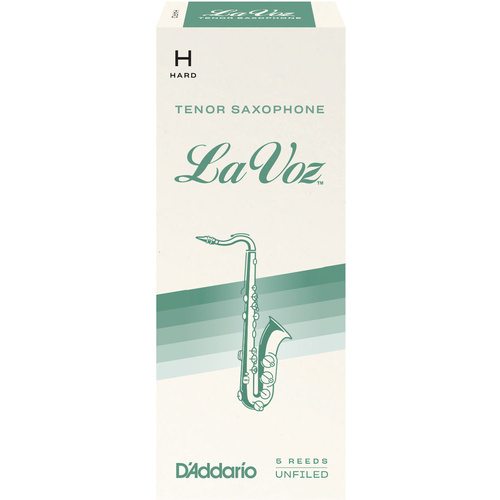 La Voz Tenor Saxophone Reeds, Hard, 5 Pack
