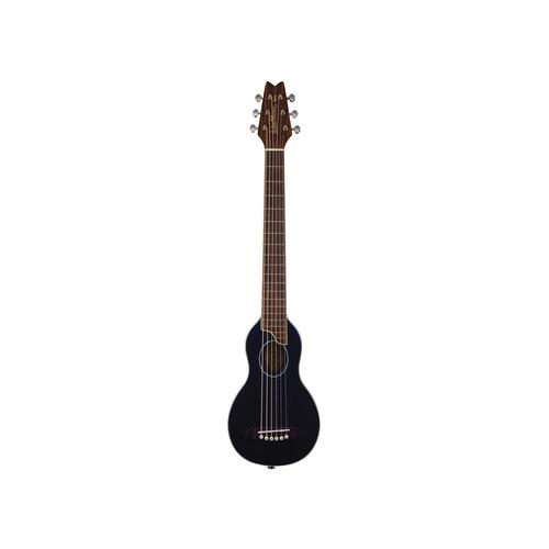 Washburn RO10SBK-A-U Rover Travel Series Guitar, Black
