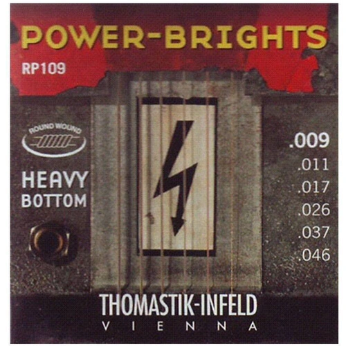 Thomastik-Infeld Power-Brights RP109 Electric Guitar Strings 9-46 Heavy Bottom
