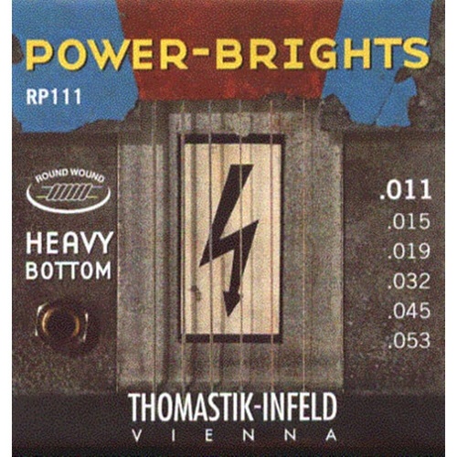 Thomastik-Infeld Power-Brights RP111 Electric Guitar Strings 11-53 Heavy Bottom