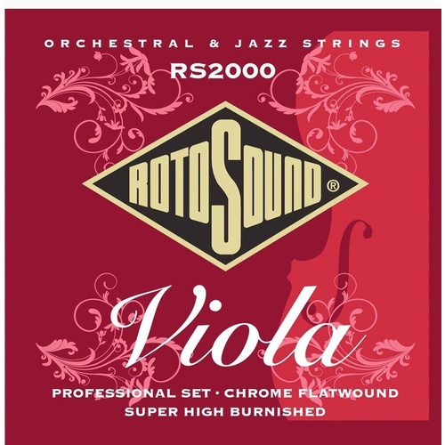 Rotosound RS2000 Flatwound Professional Viola Strings Set