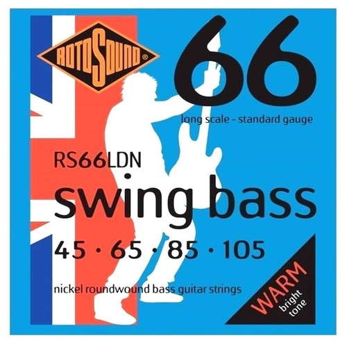 3x Rotosound RS66LDN Swing Bass Guitar Strings Long Scale 45 - 105 3Sets