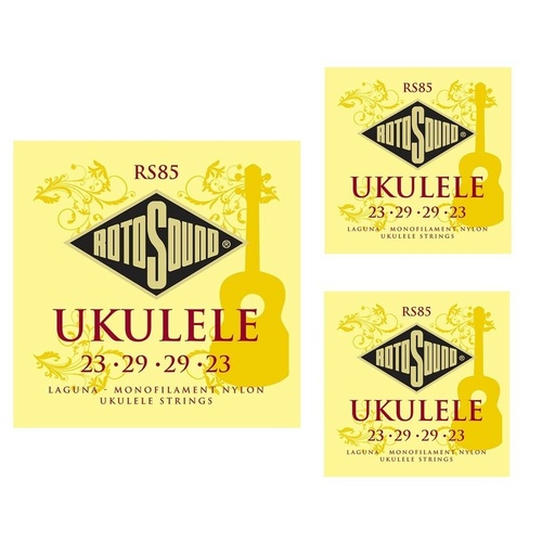 Rotosound RS85 Laguna Nylon Monofilament Ukulele Strings  - 3 Sets