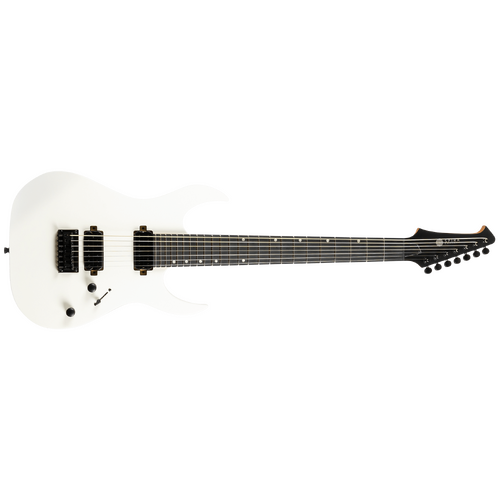 Spira Guitars S-407-MWH 7 String Electric Guitar - Satin White