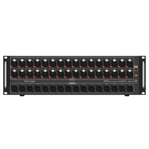 The Behringer S32 Digital Snake 32 Remote-Controllable MIDAS Preamps Interface