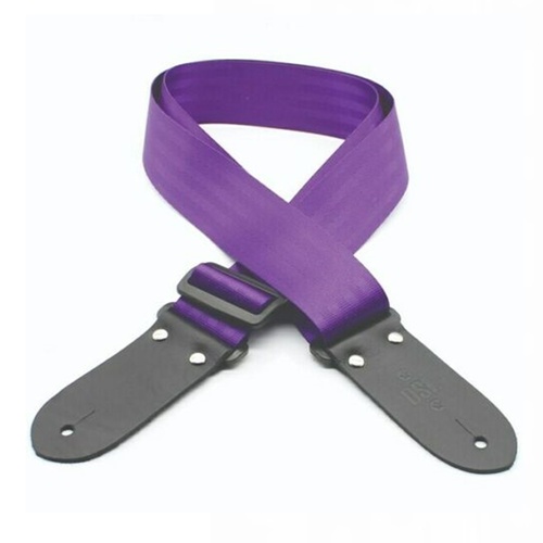 DSL Seat Belt Webbing Guitar Strap - 2" PURPLE Made in Australia