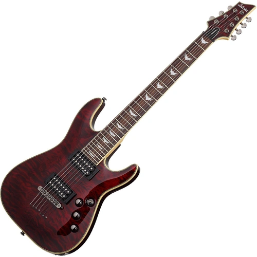 Schecter SCH-2008 Omen Extreme-7 String Electric Guitar – Black Cherry