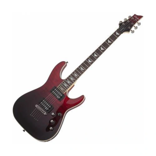 Schecter SCH-2034 6 String  Electric Guitar Omen Extreme-6 Blood Burst Finish 