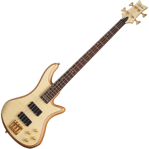 Schecter SCH-2531 Stiletto Custom-4 RH 4-String Electric Bass - Natural Satin 