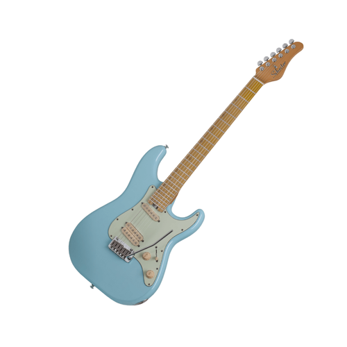 Schecter MV-6 Electric Guitar - Super Sonic Blue with Maple Fingerboard