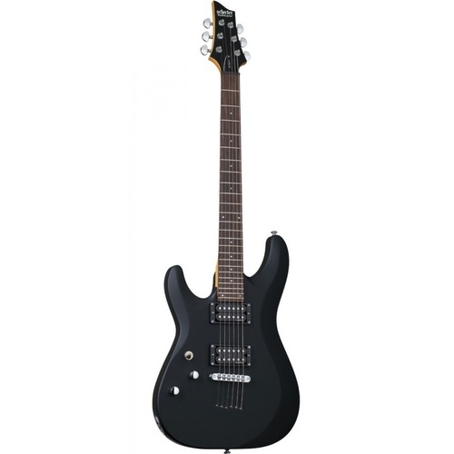 Schecter C-6 Deluxe Left Hand Electric Guitar - Satin Black SCH433